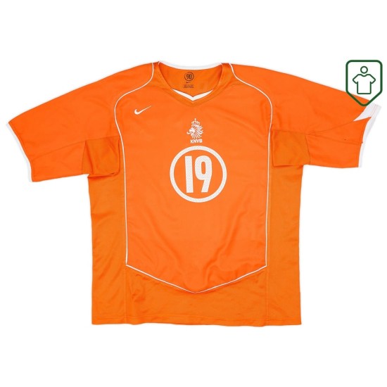 Homme Maillot rétro domicile Pays-Bas 2004/06 Robben #19