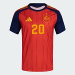 Maillot Officiel Domicile Espagne 2026 Homme PEDRI #20 Maillot Officiel Domicile Espagne 2026 Homme PEDRI #20