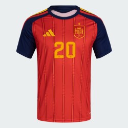 Maillot Officiel Domicile Espagne 2026 Homme PEDRI #20