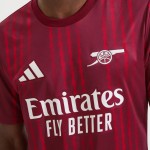 Enfant Arsenal 2025/26 Troisième Maillot d’Échauffement – Rouge
