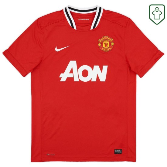 Maillot rétro domicile homme Manchester United 2011/12 Chicharito #14