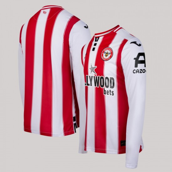 Maillot Domicile Manches Longues Enfant Brentford 2025/26 Maillot Domicile Manches Longues Enfant Brentford 2025/26