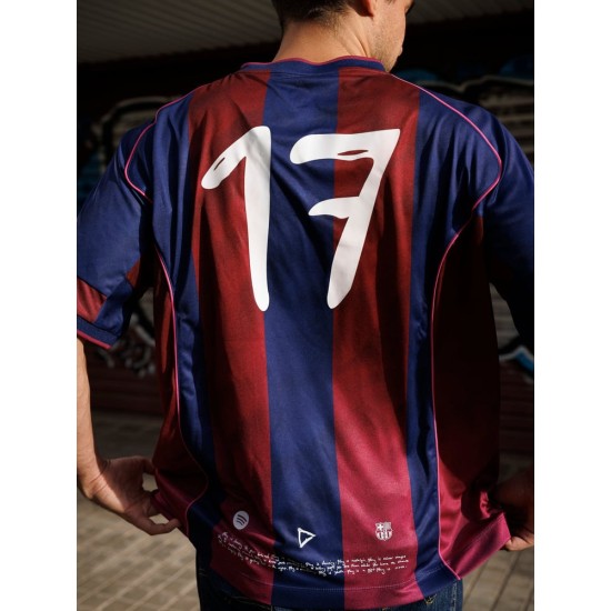 Maillot rétro Ed Sheeran x Spotify x FC Barcelona 2004/05 pour femme
