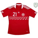 Homme Maillot rétro domicile Danemark 2010/11 Eriksen #21 Homme Maillot rétro domicile Danemark 2010/11 Eriksen #21