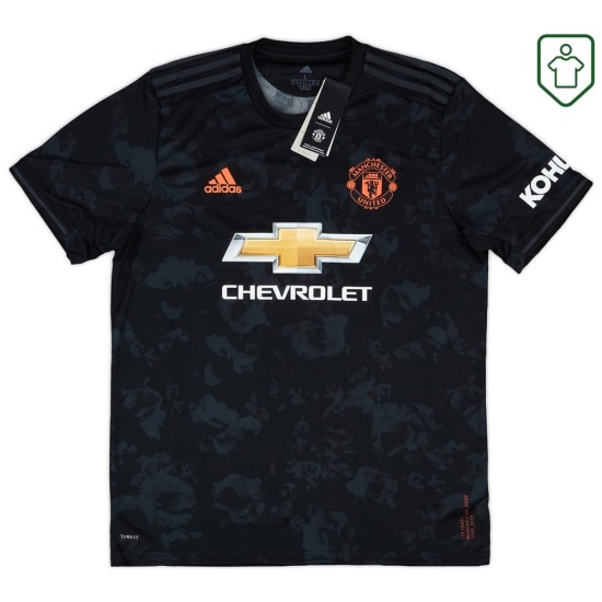 Maillot rétro troisième homme Manchester United 2019/20 B. Fernandes #18 Maillot rétro troisième homme Manchester United 2019/20 B. Fernandes #18