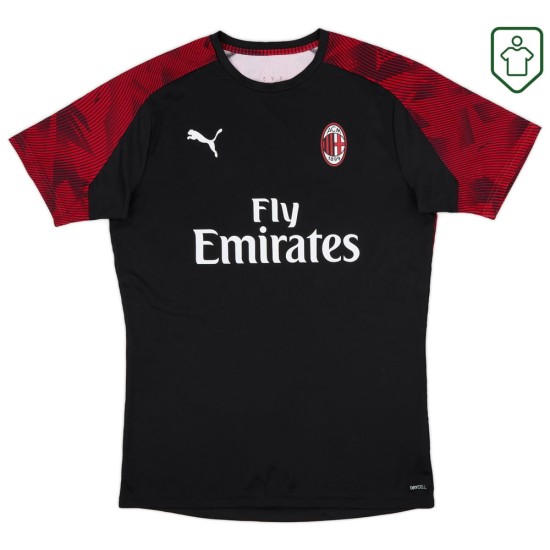 Homme Maillot rétro Milan 2018/19 - Noir Homme Maillot rétro Milan 2018/19 - Noir