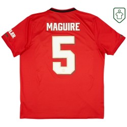 Maillot rétro domicile homme Manchester United 2019/20 Maguire #5
