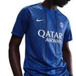 Femme Maillot échauffement third PSG 2025/26 - Bleu Femme Maillot échauffement third PSG 2025/26 - Bleu