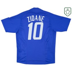 Homme Maillot rétro domicile France 2002/04 Zidane #10