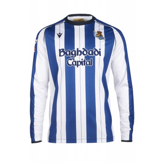 Maillot Enfant Real Sociedad 2025/26 Domicile Manches Longues Maillot Enfant Real Sociedad 2025/26 Domicile Manches Longues