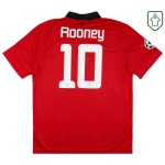 Maillot rétro domicile Ligue des champions homme Manchester United 2013/14 Rooney #10 Maillot rétro domicile Ligue des champions homme Manchester United 2013/14 Rooney #10