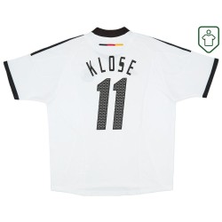 Homme Maillot rétro domicile Allemagne 2002/04 Klose #11