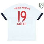 Homme Maillot extérieur rétro Bayern Munich 2015/16 Götze #19 Homme Maillot extérieur rétro Bayern Munich 2015/16 Götze #19