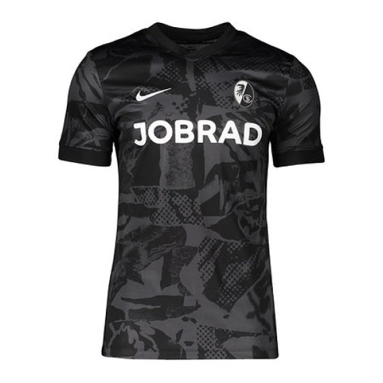 Maillot échauffement third enfant SC Freiburg 2025/26 - Noir