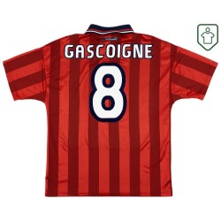 Homme Maillot rétro extérieur Angleterre 1997/99 Gascoigne #8