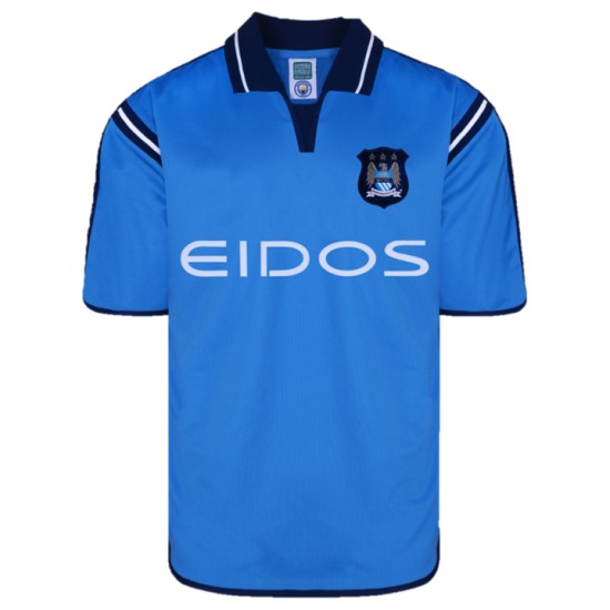 Enfant Manchester City 2001 Domicile Rétro Maillot Enfant Manchester City 2001 Domicile Rétro Maillot