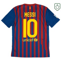 Homme Maillot rétro domicile FC Barcelone 2011/12 Messi #10