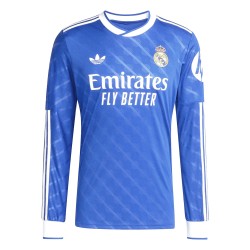Homme Real Madrid 2025/26 Troisième Maillot Manches Longues