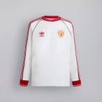 Maillot extérieur rétro 1991 manches longues Manchester United femme