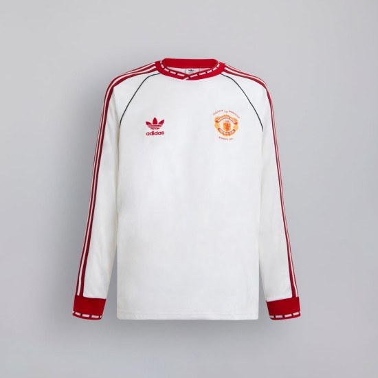 Maillot extérieur rétro 1991 manches longues Manchester United femme