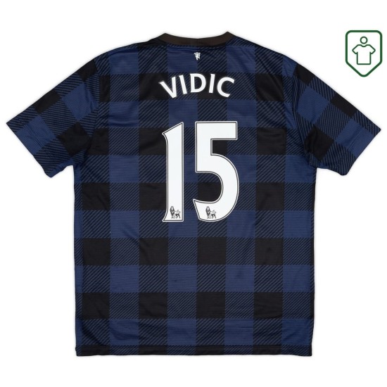 Maillot rétro extérieur homme Manchester United 2013/14 Vidic #15