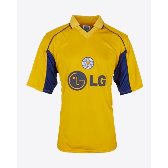 Maillot Rétro Extérieur Homme Leicester City 2002