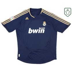 Homme Maillot rétro extérieur Real Madrid 2007/08 Bleu foncé