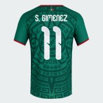 Maillot Officiel Domicile Mexique 2026 Femme S. GIMENEZ #11 Maillot Officiel Domicile Mexique 2026 Femme S. GIMENEZ #11