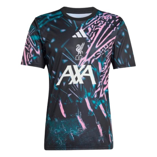 Maillot d’Échauffement Troisième Liverpool 2025/26 Homme - Noir Maillot d’Échauffement Troisième Liverpool 2025/26 Homme - Noir