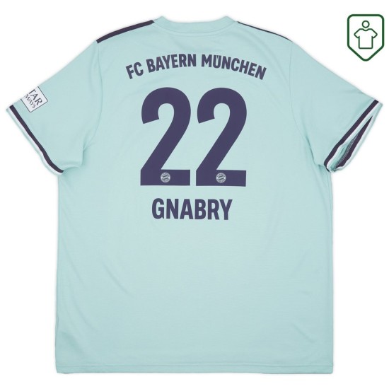 Homme Maillot extérieur rétro Bayern Munich 2018/19 Gnabry #22 Homme Maillot extérieur rétro Bayern Munich 2018/19 Gnabry #22