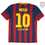 Homme Maillot rétro domicile FC Barcelone 2013/14 Messi #10 Homme Maillot rétro domicile FC Barcelone 2013/14 Messi #10