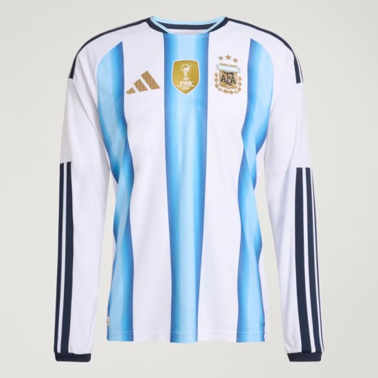 Maillot Femme Argentine 2026 Domicile Officiel Coupe du Monde Manches Longues