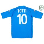 Homme Maillot rétro domicile Italie 2002 Totti #10 Homme Maillot rétro domicile Italie 2002 Totti #10