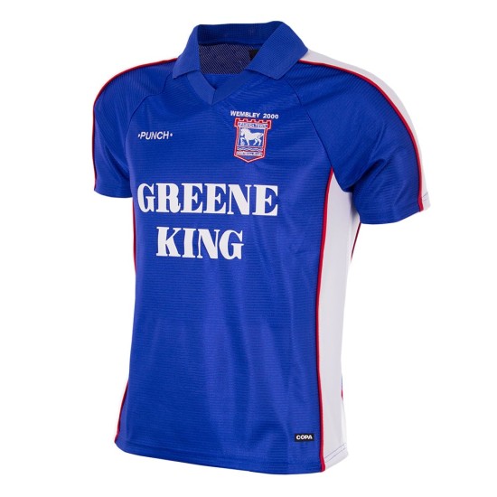 Femme Ipswich Town 1999/00 Play-Off Vainqueur Rétro Maillot Femme Ipswich Town 1999/00 Play-Off Vainqueur Rétro Maillot
