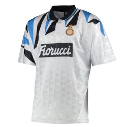 Homme Maillot extérieur rétro Inter Milan 1992