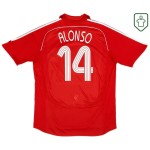 Maillot rétro domicile homme Liverpool 2006/08 Alonso #14 Maillot rétro domicile homme Liverpool 2006/08 Alonso #14