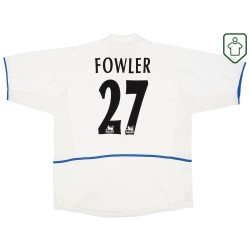Maillot rétro domicile homme Leeds United 2002/03 Fowler #27