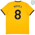 Maillot rétro domicile homme Wolverhampton Wanderers 2018/19 Neves #8