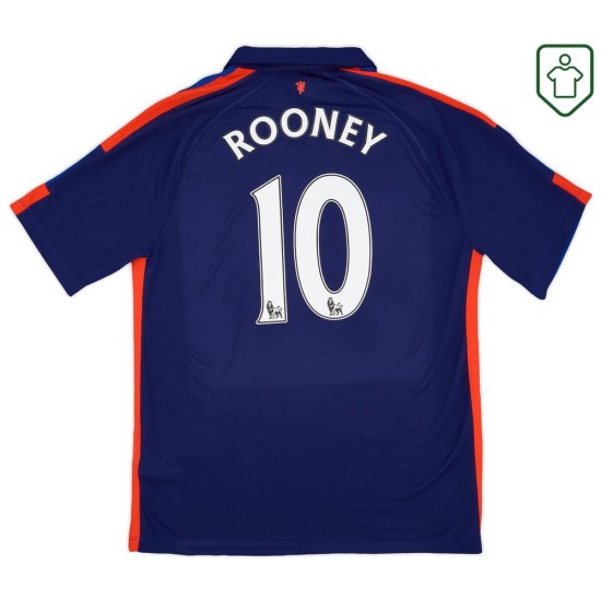 Maillot rétro troisième homme Manchester United 2014/15 Rooney #10 Maillot rétro troisième homme Manchester United 2014/15 Rooney #10