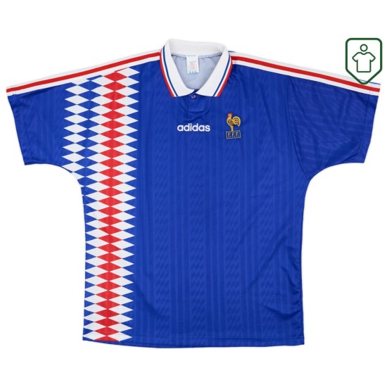 Homme Maillot rétro domicile France 1994/96