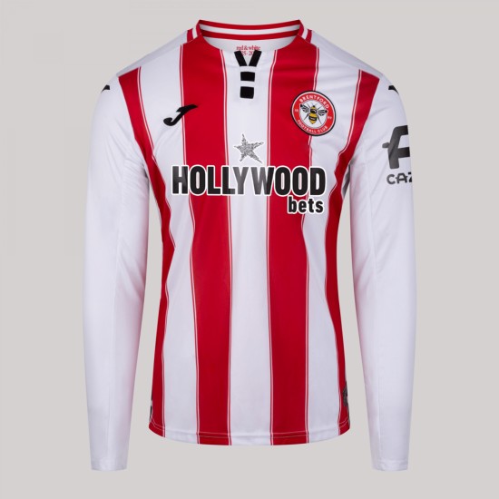 Maillot Domicile Manches Longues Enfant Brentford 2025/26 Maillot Domicile Manches Longues Enfant Brentford 2025/26