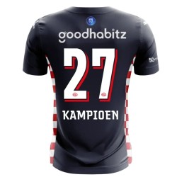 Homme PSV 2025/26 Maillot Extérieur Champion #27