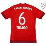 Homme Maillot domicile rétro Bayern Munich 2015/16 Thiago #6 Homme Maillot domicile rétro Bayern Munich 2015/16 Thiago #6