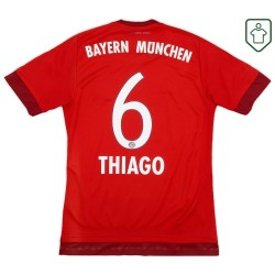 Homme Maillot domicile rétro Bayern Munich 2015/16 Thiago #6