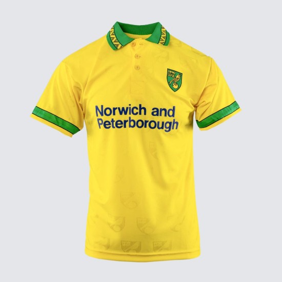 Maillot rétro Norwich City domicile 1994/96 femme Maillot rétro Norwich City domicile 1994/96 femme