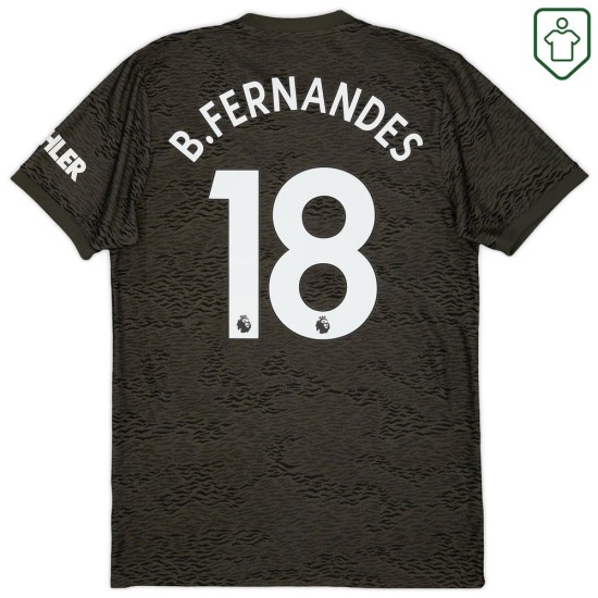 Maillot rétro extérieur homme Manchester United 2020/21 B. Fernandes #18