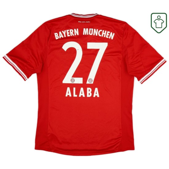Homme Maillot domicile rétro Bayern Munich 2013/14 Alaba #27
