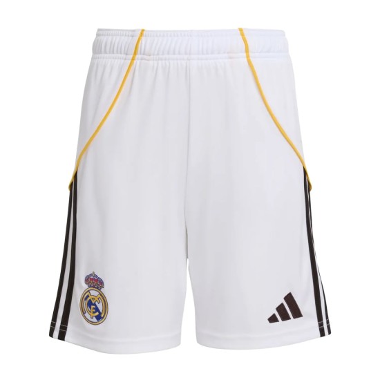 Short domicile Real Madrid 2025/26 pour enfant
