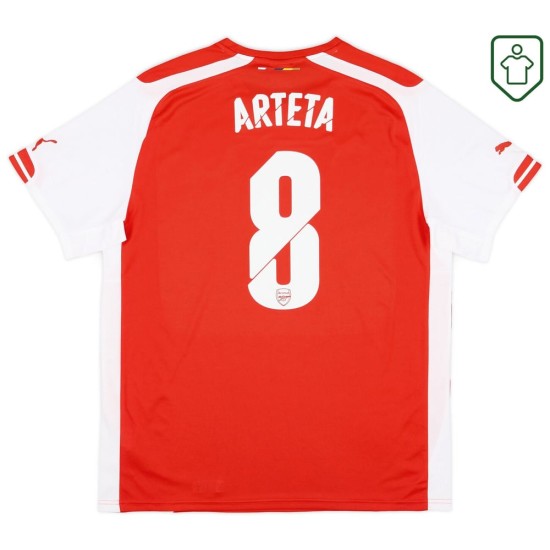 Maillot rétro domicile homme Arsenal 2014/15 Arteta #8
