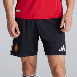 Homme Manchester United 2025/26 Short Domicile - Noir